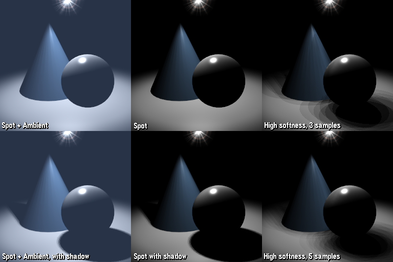 RTX off Basic lighting examples