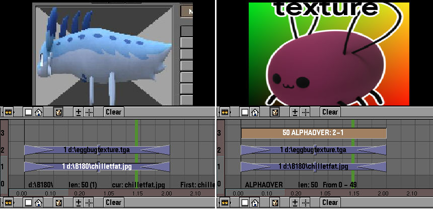 Takes some getting used to, but ultimately understandable Video sequencer strip ordering example