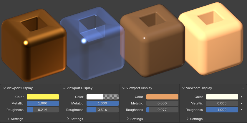 yummy Colorful solid shading materials