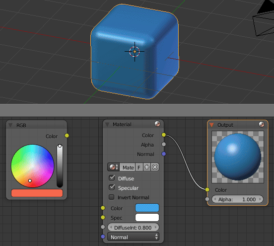 send nodes Node defined colors do not show up in solid shading