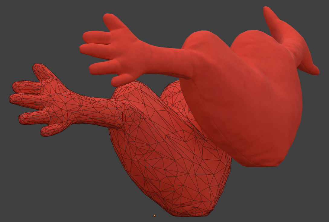 IKEA heart plushie 3D model